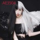 E-AE3504 60CM LONG STRAIGHT WIGS HALF WHITE HALF BLACK CRUELLA FAKE HAIR E-AE3504 60CM LONG STRAIGHT WIGS HALF WHITE HALF BLACK CRUELLA FAKE HAIR