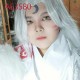E-AE3580 100CM SILVER WHITE LONG STRAIGHT WIGS SESSHOMARU COSPLAY FAKE HAIR INUYASHA E-AE3580 100CM SILVER WHITE LONG STRAIGHT WIGS SESSHOMARU COSPLAY FAKE HAIR INUYASHA