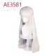 E-AE3581 100CM WHITE LONG STRAIGHT WIGS INUYASHA COSPLAY FAKE HAIR WITH WHITE CATEARS E-AE3581 100CM WHITE LONG STRAIGHT WIGS INUYASHA COSPLAY FAKE HAIR WITH WHITE CATEARS