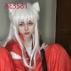 E-AE3581 100CM WHITE LONG STRAIGHT WIGS INUYASHA COSPLAY FAKE HAIR WITH WHITE CATEARS E-AE3581 100CM WHITE LONG STRAIGHT WIGS INUYASHA COSPLAY FAKE HAIR WITH WHITE CATEARS