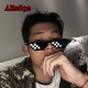 E-AE2892 BLACK MASAIC STRIPES ANIME ACCESSORIES SUNGLASSES FOR FUNNY E-AE2892 BLACK MASAIC STRIPES ANIME ACCESSORIES SUNGLASSES FOR FUNNY