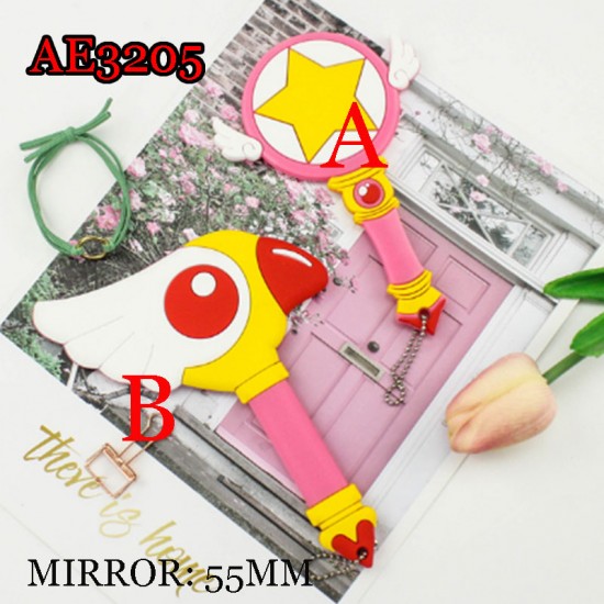 E-AE3205 CARD CAPTOR SAKURA BIRD MAKEUP MIRROR