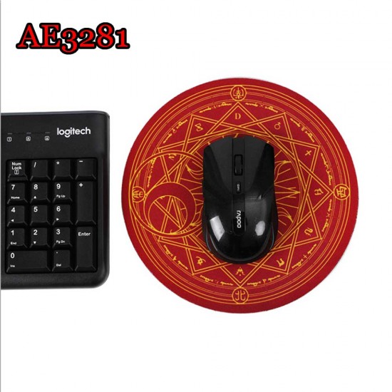 E-AE3281 20cm ROUND CARD CAPTOR SAKUR MAUSE PAD E-AE3281 20cm ROUND CARD CAPTOR SAKUR MAUSE PAD