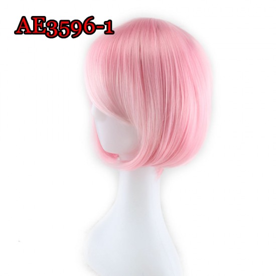 E-AE3596-1 80cm SHORT WIGS LIFE IN A DIFFERENT WORLD FROM ZERO