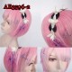 E-AE3596-2 30cm SHORT WIGS LIFE IN A DIFFERENT WORLD FROM ZERO (with the flower hairpin accessory)