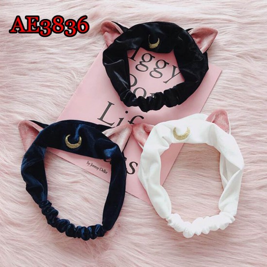 E-AE3836 SAILOR MOON CAT EAR HEADBAND