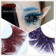 E-AE4399 COSPLAY COLORFUL FEATHER FAKE EYELASH