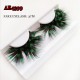 E-AE4399 COSPLAY COLORFUL FEATHER FAKE EYELASH