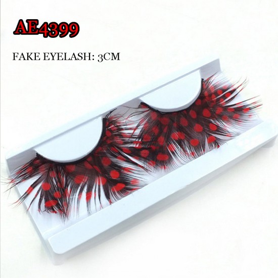 E-AE4399 COSPLAY COLORFUL FEATHER FAKE EYELASH E-AE4399 COSPLAY COLORFUL FEATHER FAKE EYELASH