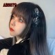 E-AE6879 2PIECES/PACK LOLITA BOW WITH SKULL HAIRPIN E-AE6879 2PIECES/PACK LOLITA BOW WITH SKULL HAIRPIN
