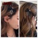 E-AE6879 2PIECES/PACK LOLITA BOW WITH SKULL HAIRPIN