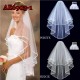 E-AE6903 75CM LONG 2-LAYOUT WEDDING HAIRVEIL