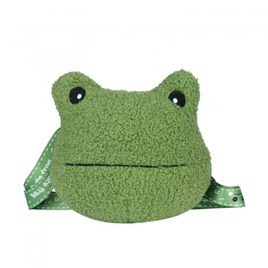 E-AE9018 FROG PLUSH ONE SHOULDER BAG