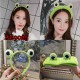 E-AE9025 2PIECES/PACK FANCY GREEN FROG HEAD HAIRPIN AND HAIRBAND E-AE9025 2PIECES/PACK FANCY GREEN FROG HEAD HAIRPIN AND HAIRBAND