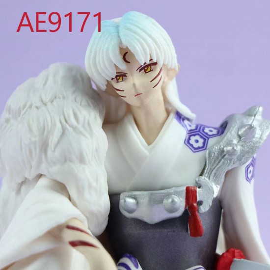 E-AE9171 14CM INUYASHA SESSHOUMARU SITTING ANIME ACTION FIGURE CAKE TOPPERS E-AE9171 14CM INUYASHA SESSHOUMARU SITTING ANIME ACTION FIGURE CAKE TOPPERS