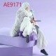 E-AE9171 14CM INUYASHA SESSHOUMARU SITTING ANIME ACTION FIGURE CAKE TOPPERS