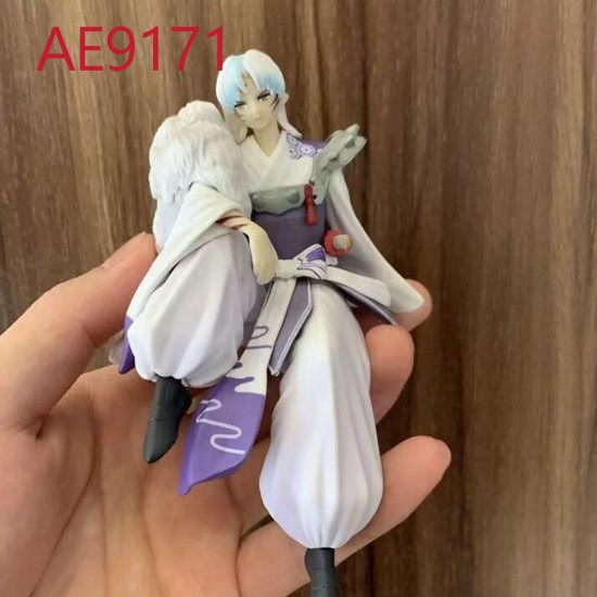 E-AE9171 14CM INUYASHA SESSHOUMARU SITTING ANIME ACTION FIGURE CAKE TOPPERS E-AE9171 14CM INUYASHA SESSHOUMARU SITTING ANIME ACTION FIGURE CAKE TOPPERS