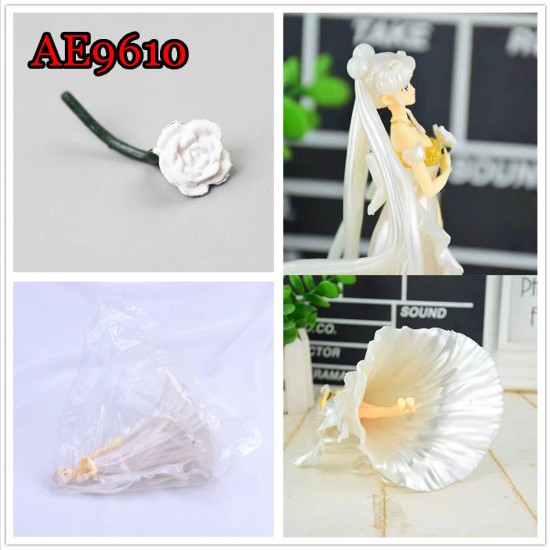 E-AE9610 15CM WHITE WEDDING DRESS SAILOR MOON ANIME ACTION FIGURE CAKE TOPPERS E-AE9610 15CM WHITE WEDDING DRESS SAILOR MOON ANIME ACTION FIGURE CAKE TOPPERS