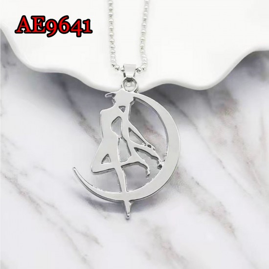 E-AE9641 SAILOR MOON ALLOY NECKLACE CHOCKER 