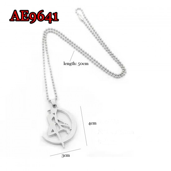 E-AE9641 SAILOR MOON ALLOY NECKLACE CHOCKER 