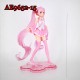 E-AE9652-15 SMALL 15CM HATSUNE MIKU PINK ANIME ACTION FIGURE CAKE TOPPERS