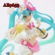 E-AE9653 22CM HATSUNE MIKU FLOWER BASKET ANIME ACTION FIGURE CAKE TOPPERS