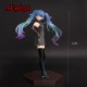 E-AE9656 23CM HATSUNE MIKU BLACK DRESS ANIME ACTION FIGURE CAKE TOPPERS