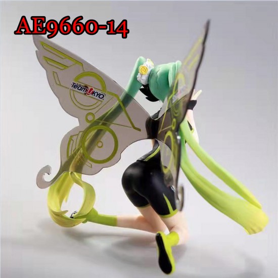 E-AE9660 14CM HATSUNE MIKU RACING WITH WING ANIME ACTION FIGURE CAKE TOPPERS E-AE9660 14CM HATSUNE MIKU RACING WITH WING ANIME ACTION FIGURE CAKE TOPPERS