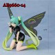 E-AE9660 14CM HATSUNE MIKU RACING WITH WING ANIME ACTION FIGURE CAKE TOPPERS