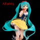 E-AE9665 19CM HATSUNE MIKU SNOW WHITE ANIME ACTION FIGURE CAKE TOPPERS