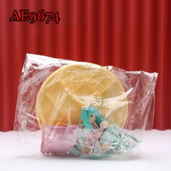 E-AE9674 12CM HATSUNE MIKU WITH PARAJAM SITTING ACTION FIGURE CAKE TOPPERS