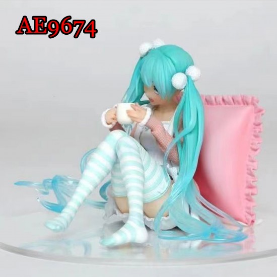 E-AE9674 12CM HATSUNE MIKU WITH PARAJAM SITTING ACTION FIGURE CAKE TOPPERS E-AE9674 12CM HATSUNE MIKU WITH PARAJAM SITTING ACTION FIGURE CAKE TOPPERS