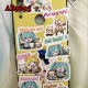 E-AE9693 40PCS/PACK HATSUNE MIKU WITH FANCY WORDS ANIME PVC MIX STICKERS