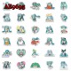 E-AE9695 65PCS/PACK HATSUNE MIKU ANIME PVC MIX STICKERS E-AE9695 65PCS/PACK HATSUNE MIKU ANIME PVC MIX STICKERS