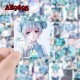 E-AE9696 52PCS/PACK SQUARE HATSUNE MIKU WITH DOG ANIME PVC MIX STICKERS E-AE9696 52PCS/PACK SQUARE HATSUNE MIKU WITH DOG ANIME PVC MIX STICKERS