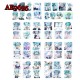 E-AE9696 52PCS/PACK SQUARE HATSUNE MIKU WITH DOG ANIME PVC MIX STICKERS E-AE9696 52PCS/PACK SQUARE HATSUNE MIKU WITH DOG ANIME PVC MIX STICKERS