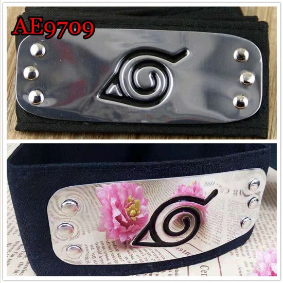 E-AE9709 BLACK BELT NINJA NARUTO COSPLAY HEADBAND