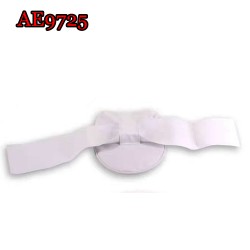 E-AE9725 NINJA WHITE FABRIC WEAPON WAIST BAG WITH WHITE LONG STRAP