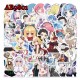 E-AE9801 50PCS/PACK LIFE IN A DIFFERENT WORLD FROM ZERO ANIME PVC MIX STICKERS