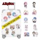 E-AE9801 50PCS/PACK LIFE IN A DIFFERENT WORLD FROM ZERO ANIME PVC MIX STICKERS