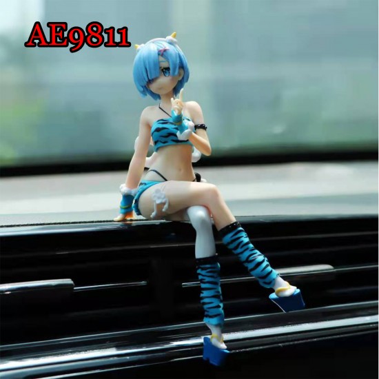 E-AE9811 17CM LIFE IN A DIFFERENT WORLD FROM ZERO ANIME ACTION FIGURE CAKE TOPPERS