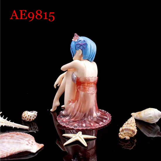 E-AE9815 12CM LIFE IN A DIFFERENT WORLD FROM ZERO REM IN SLEEPDRESS ANIME ACTION FIGURE CAKE TOPPERS E-AE9815 12CM LIFE IN A DIFFERENT WORLD FROM ZERO REM IN SLEEPDRESS ANIME ACTION FIGURE CAKE TOPPERS