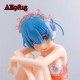 E-AE9815 12CM LIFE IN A DIFFERENT WORLD FROM ZERO REM IN SLEEPDRESS ANIME ACTION FIGURE CAKE TOPPERS