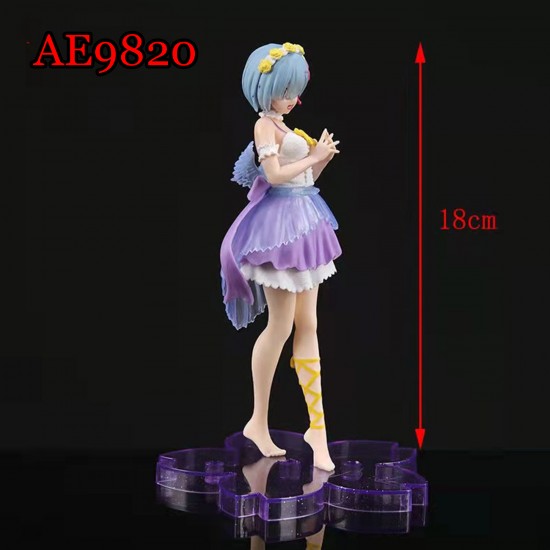 E-AE9820 18CM LIFE IN A DIFFERENT WORLD FROM ZERO ANGEL REM ANIME ACTION FIGURE CAKE TOPPERS E-AE9820 18CM LIFE IN A DIFFERENT WORLD FROM ZERO ANGEL REM ANIME ACTION FIGURE CAKE TOPPERS