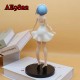 E-AE9822 23CM LIFE IN A DIFFERENT WORLD FROM ZERO REM IN WHITE DRESS ANIME ACTION FIGURE CAKE TOPPERS