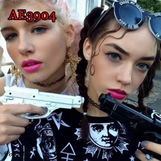 E-AE3904 12PIECES/PACK TATTOO FISHLINE CHOCKER /SHORT NECKLACE E-AE3904 12PIECES/PACK TATTOO FISHLINE CHOCKER /SHORT NECKLACE