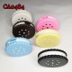 D-CA0484 BISCUIT SEASAME CONTACT LENS CASE WITH MIRROR