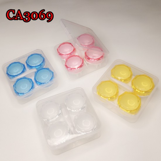 D-CA3069 2pcs SET DIAMOND CONTACT LENS CASE 