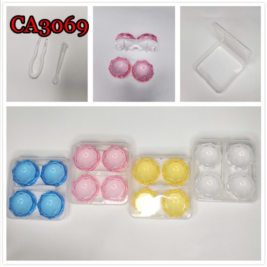 D-CA3069 2pcs SET DIAMOND CONTACT LENS CASE 