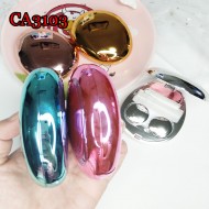 D-CA3103 COBBLESTONE MIRROR BOX CONTACT LENS CASE WITH MIRROR